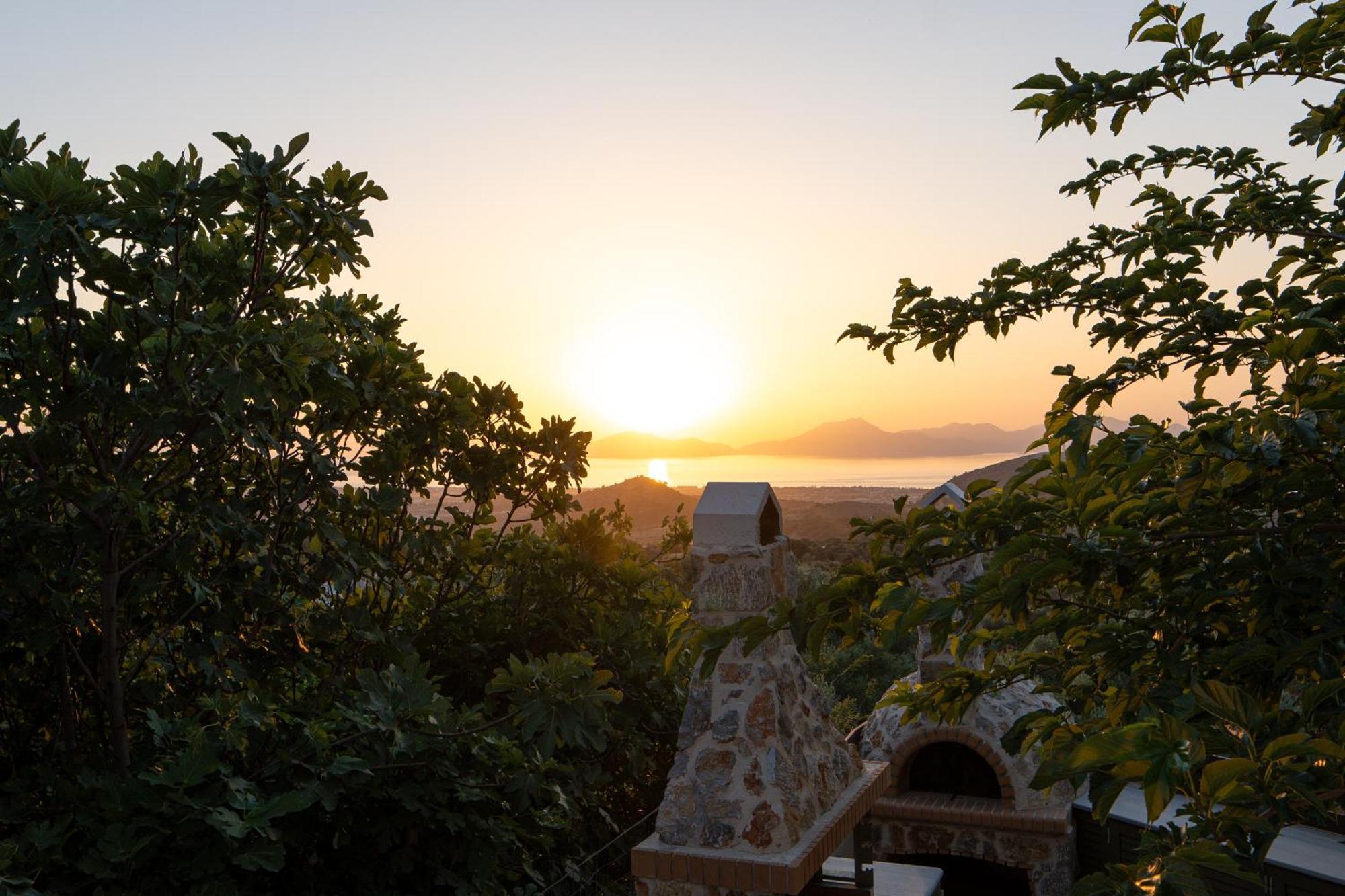 Villa Rosa - Luxury Villas With Panoramic Views Lagoudi Zia 外观 照片