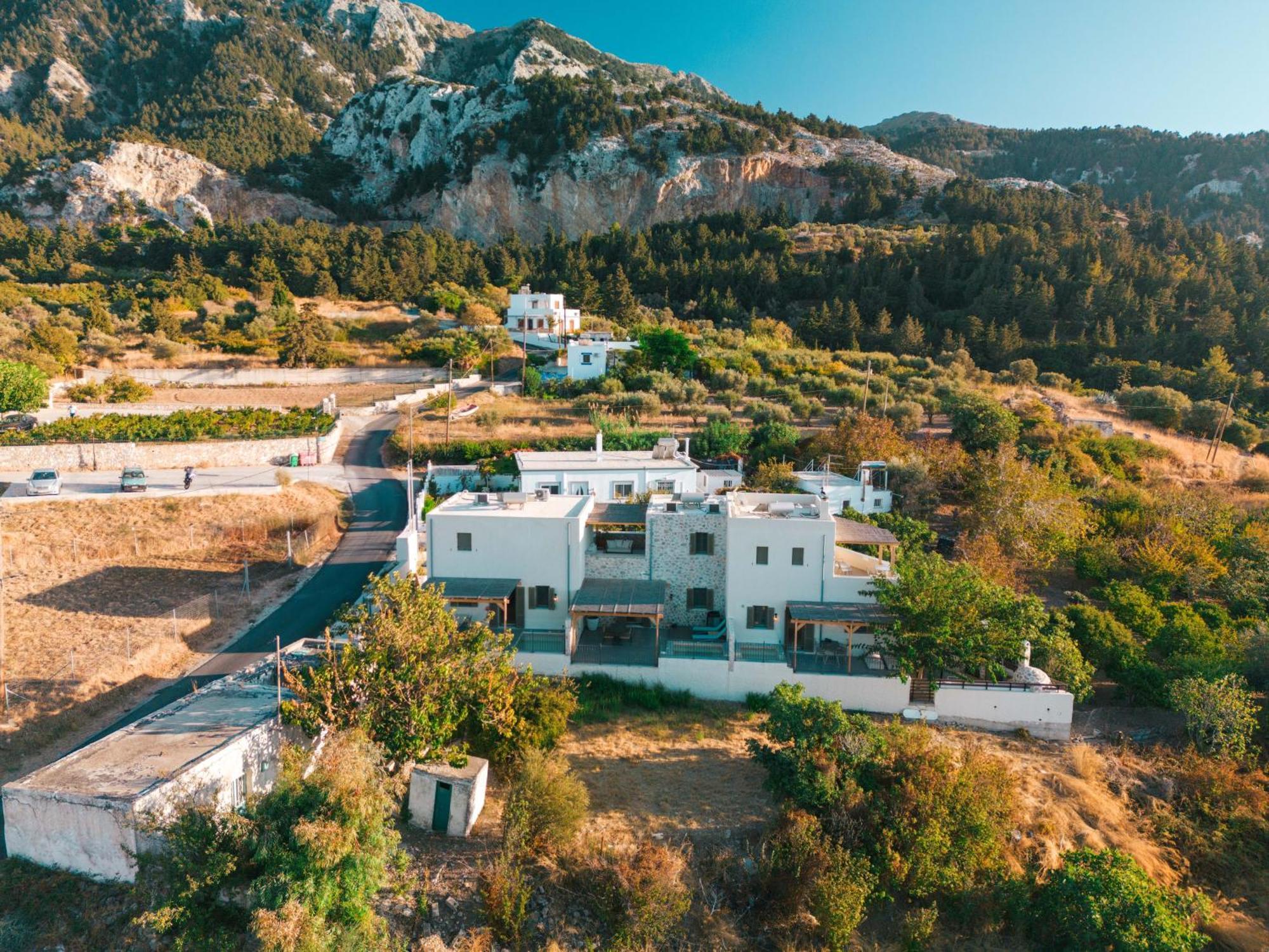 Villa Rosa - Luxury Villas With Panoramic Views Lagoudi Zia 外观 照片