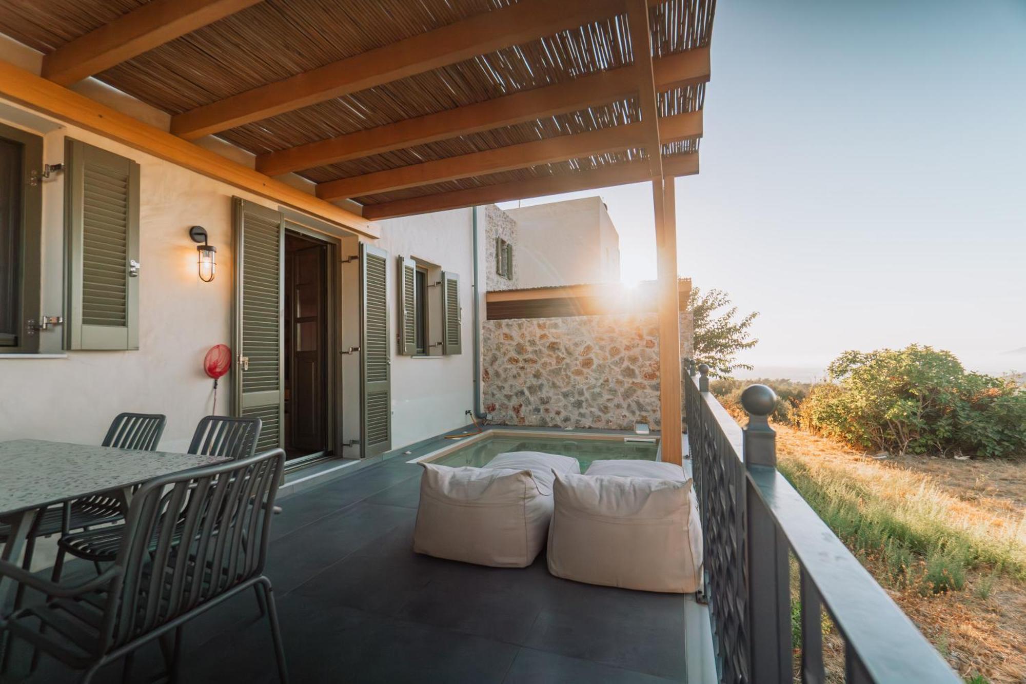 Villa Rosa - Luxury Villas With Panoramic Views Lagoudi Zia 外观 照片