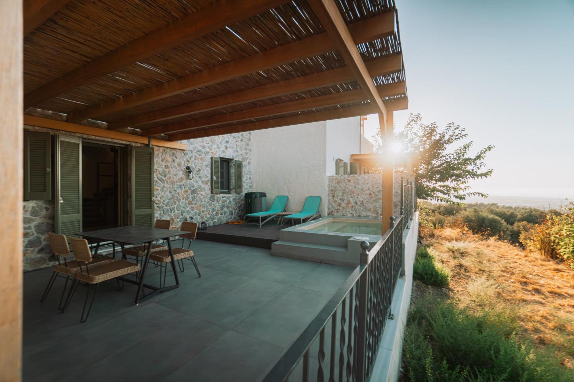 Villa Rosa - Luxury Villas With Panoramic Views Lagoudi Zia 外观 照片