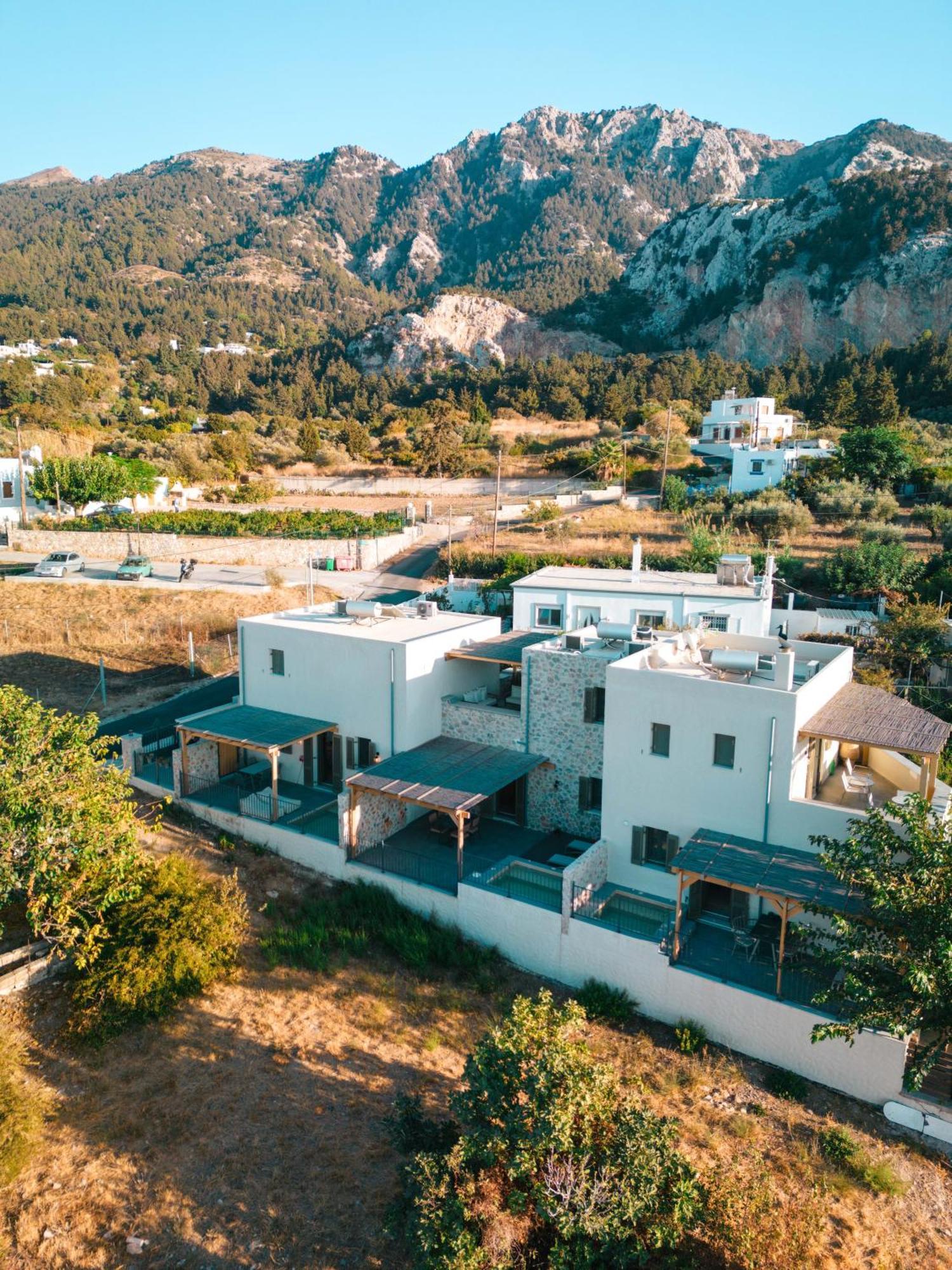 Villa Rosa - Luxury Villas With Panoramic Views Lagoudi Zia 外观 照片