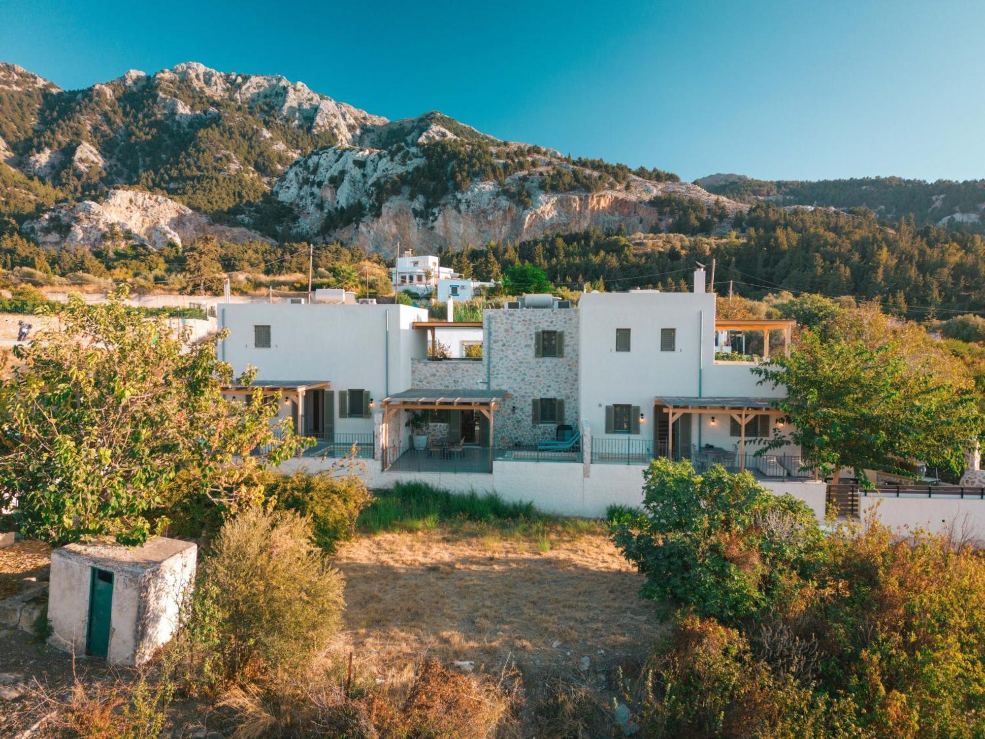 Villa Rosa - Luxury Villas With Panoramic Views Lagoudi Zia 外观 照片